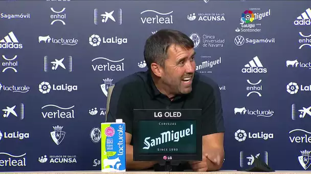 Rueda de prensa CA Osasuna vs RC Celta