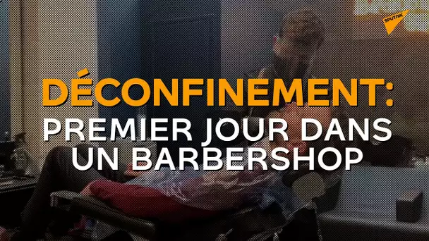 Le barbershop Les Garçons Barbiers ouvre ses portes aux clients en ce premier jour du déconfinement