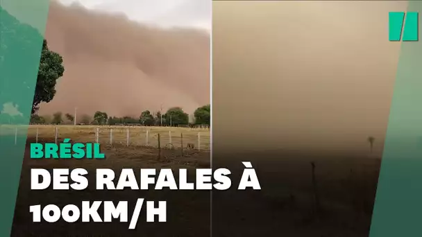 Au Brésil, de gigantesques tempêtes de sable ont fait six morts