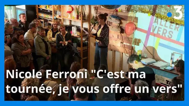 "C'est ma tournée, je vous offre un vers", le nouveau spectacle de Nicole Ferroni