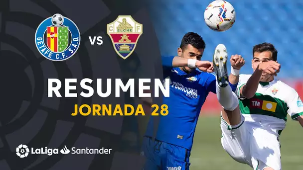 Resumen de Getafe CF vs Elche CF (1-1)