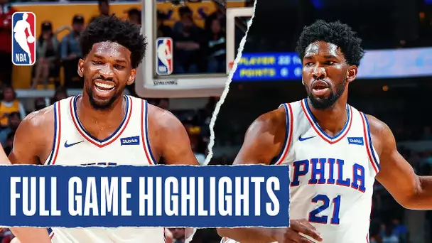 Joel Embiid GOES OFF For 1st Career 40-PT Game at Staples Center!