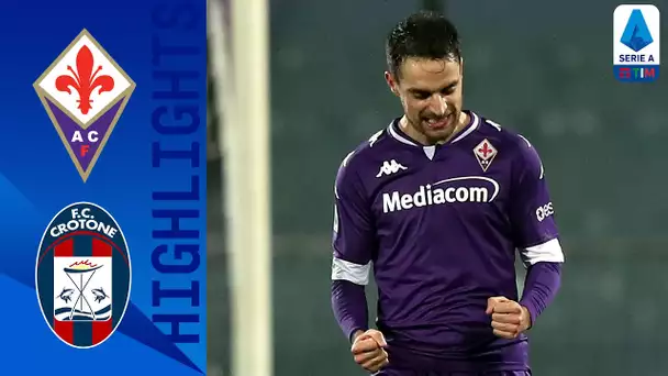 Fiorentina 2-1 Crotone | Bonaventura e Vlahovic lanciano la Viola | Serie A TIM
