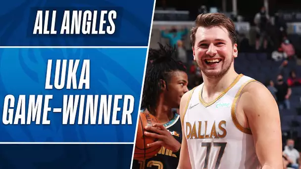 ALL-ANGLES: 🚨 LUKA DONCIC GAME WINNING FLOATER FROM 3!  #tissotbuzzerbeater 🚨