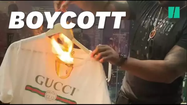 50 Cent, en colère contre Gucci, brûle un tee-shirt à 350€
