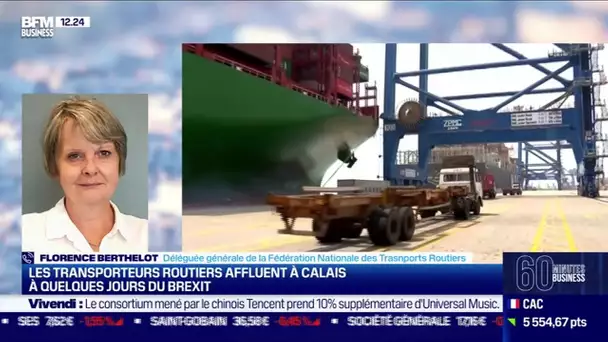 Florence Berthelot (FNTR): Les transporteurs routiers affluent à Calais à quelques jours du Brexit