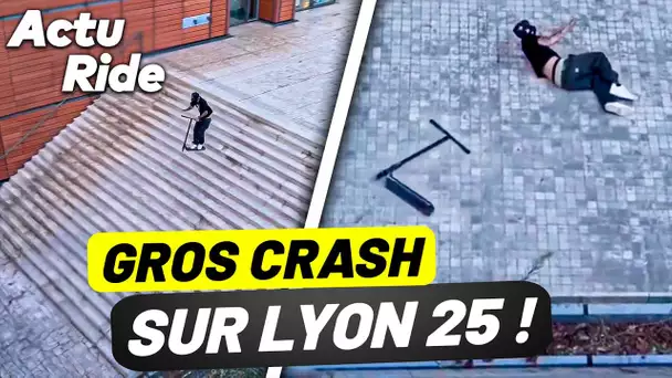 Les 25 marches de Lyon en trott’ ! Des skates électriques qui explosent !