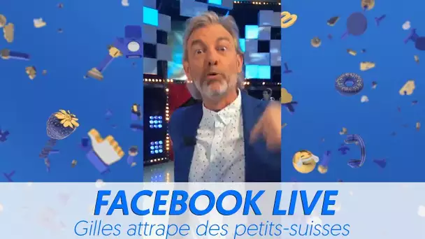 TPMP : Gilles Verdez tente d'attraper des petits suisses au vol pendant la pub