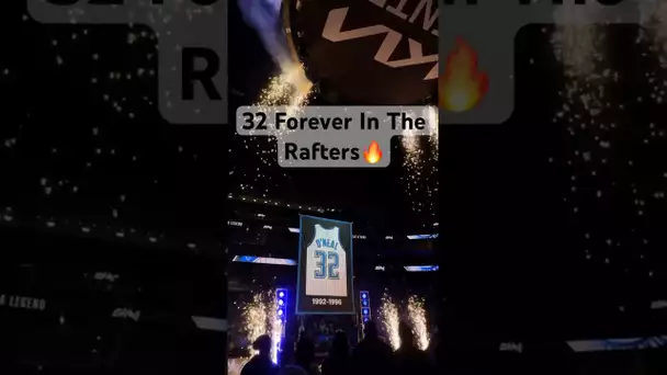 Shaquille O’Neal’s Jersey Is The First Orlando Magic Jersey To Go In The Rafters! 3️⃣2️⃣🔥| #Shorts