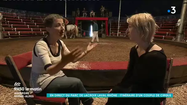 Cirque Aïtal au parc Lacroix-Laval : petite démonstration de voltige