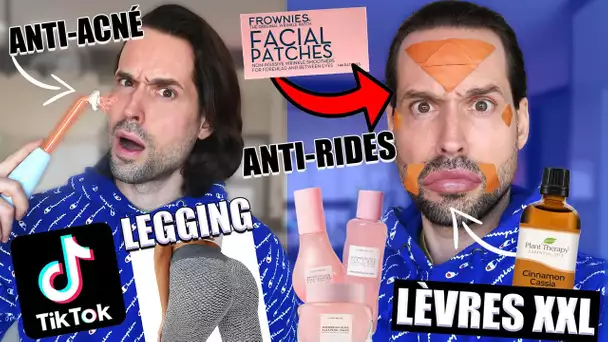 JE TESTE DES PRODUITS DE BEAUTÉ (mais aussi les Tik Tok Leggings) - HUBY