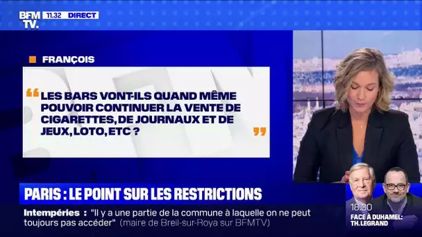 Quelles sont les nouvelles restrictions à Paris? BFMTV répond à vos questions