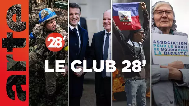 Soutien militaire à l’Ukraine, aide à mourir, caricature de Coco…: le Club 28’ ! - 28 Minutes - ARTE