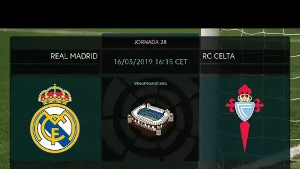Calentamiento Real Madrid vs RC Celta