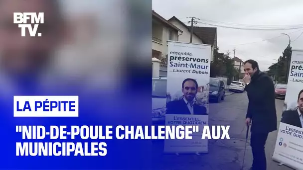 "Nid-de-poule challenge" aux municipales