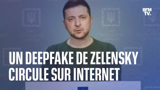 Piratée, une chaîne d'information ukrainienne diffuse un "deepfake" de Zelensky