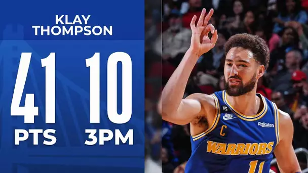 Klay Goes OFF for 41 PTS and 10 3's 🎯💦