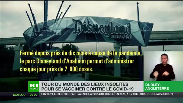 A Disneyland ou au pied du Christ rédempteur, des lieux insolites où se faire vacciner
