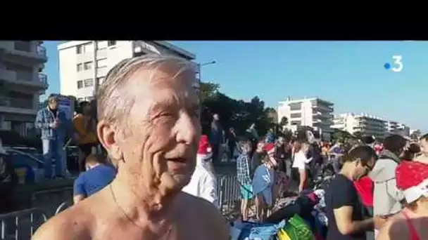 Succès du bain du nouvel An à Antibes