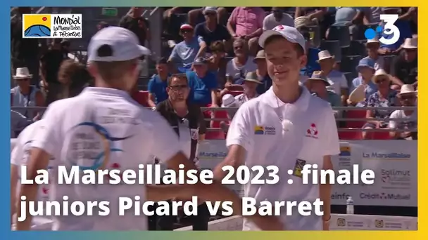 Mondial la Marseillaise à pétanque 2023 : la finale juniors Picard contre Barret