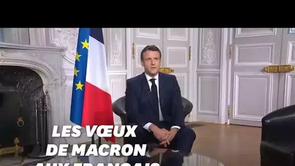 Les vœux d'Emmanuel Macron pour l'année 2021