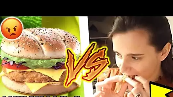 CHICKEN AVOCADO MCDO VS BURGER MAISON (gg mcfly et carlito )