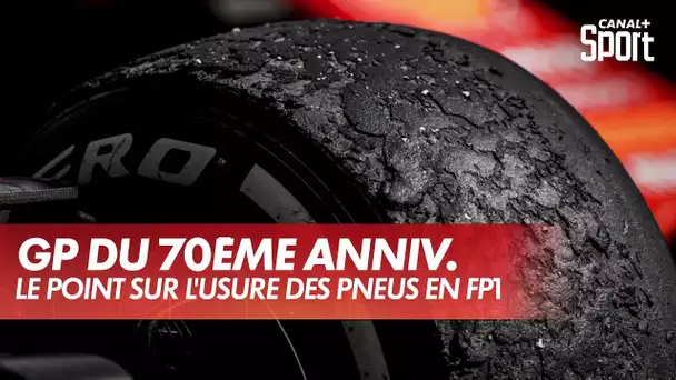 GP du 70ème anniversaire : Le point sur l'usure des pneus en FP1