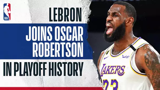 LeBron Joins Oscar | LBJ's Historic First 10 Games Of The Playoffs 👑