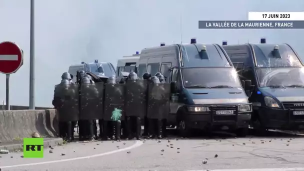 France : violente manifestation contre la nouvelle ligne ferroviaire Lyon-Turin