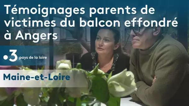 Témoignage des parents de victimes d'un balcon effondré