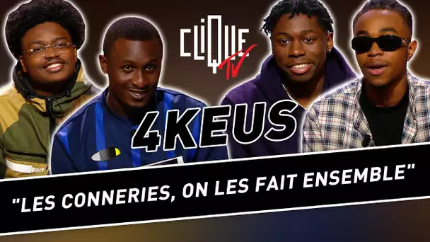 4Keus : la Courneuve, la vie d'artiste et GTA - Clique TV