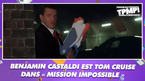 Benjamin Castaldi dans la peau de Tom Cruise dans Mission Impossible