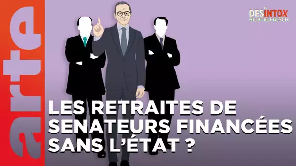 Les retraites des sénateurs financées sans l'Etat ? - Désintox | Arte