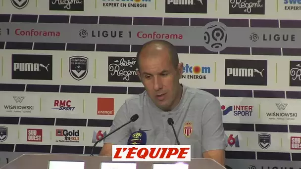 Jardim «Un manque de lucidité» - Foot - L1 - Monaco