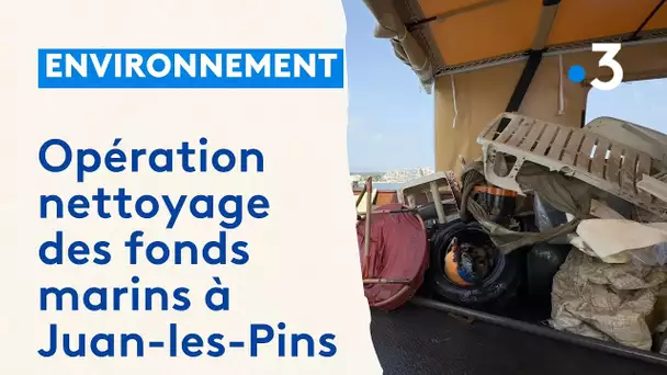 Opération nettoyage des fonds marins dans les Alpes-Maritimes