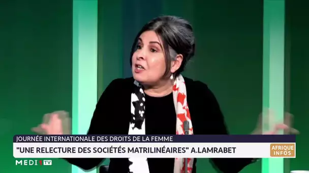 Appel à une relecture des sociétés matrilinéaires par Asma Lamrabet
