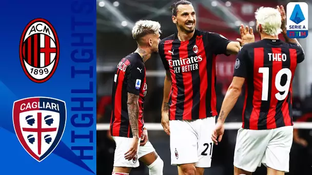 Milan 3-0 Cagliari | Zlatan Scores on Final Day Win for Milan | Serie A TIM