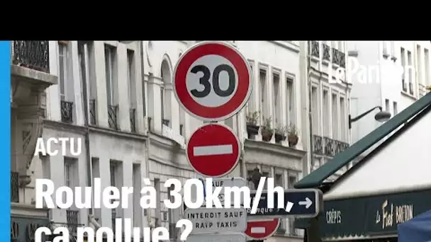 Rouler à 30km/h pollue-t-il plus qu'à 50km/h ?