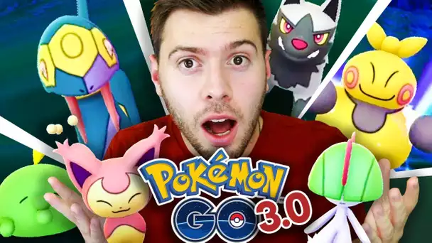 POKEMON GO 3.0 RUBIS/SAPHIR ! PREMIÈRE CHASSE EPIC DE NUIT !