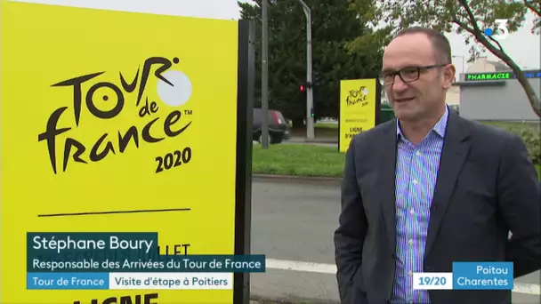Tour de France 2020 : première visite technique pour les responsables du Tour de France à Poitiers