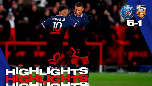 HIGHLIGHTS | PSG 5-1 LORIENT | Mbappé, Neymar Jr & Messi ⚽️