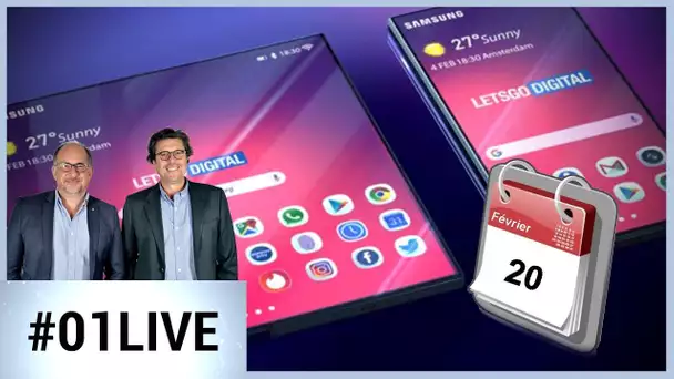 Samsung va dévoiler son smartphone pliable le 20 février ! - 01LIVE HEBDO #214