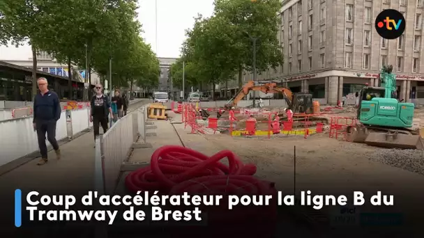 Coup d'accélérateur pour la ligne B du Tramway de Brest