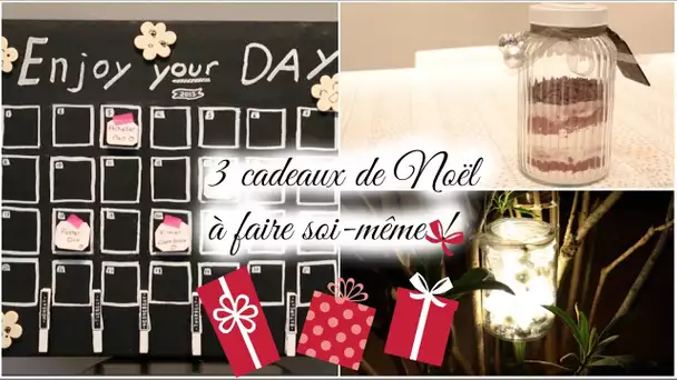 [ DIY n°4 ] : 3 cadeaux de Noël à faire soi-même !