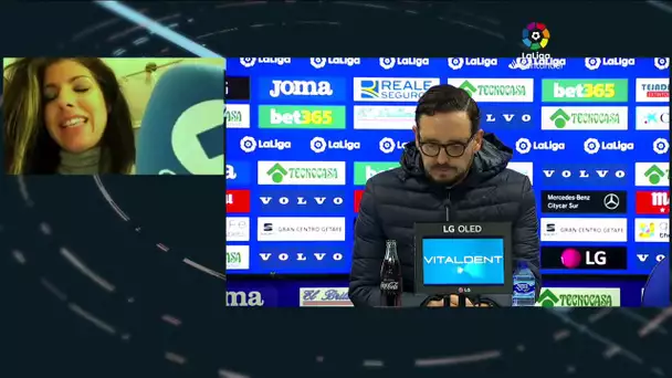 Rueda de prensa Getafe CF vs Real Valladolid CF