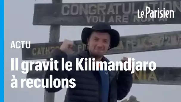 Kilimandjaro : un Britannique a gravi et descendu le sommet à reculons en hommage à son grand-père