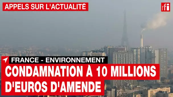 Environnement : la France a été condamnée à 10 millions d'euros d'amende pour manquements • RFI