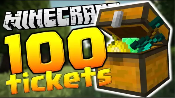 100 TICKETS PACK OPENING MINECRAFT INCROYABLE DE LEGENDAIRES !