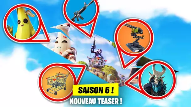 NOUVEAU TEASER SAISON 5 ! NOUVEAUX SKINS ET RETOUR DES ARMES ET OBJETS ! (FORTNITE NEWS)