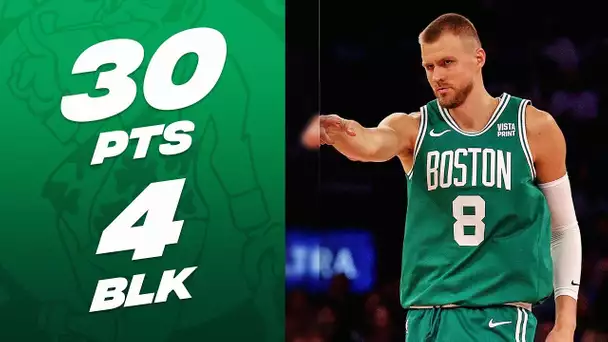 Kristaps Porziņģis Makes Celtics Franchise History In Debut At MSG!